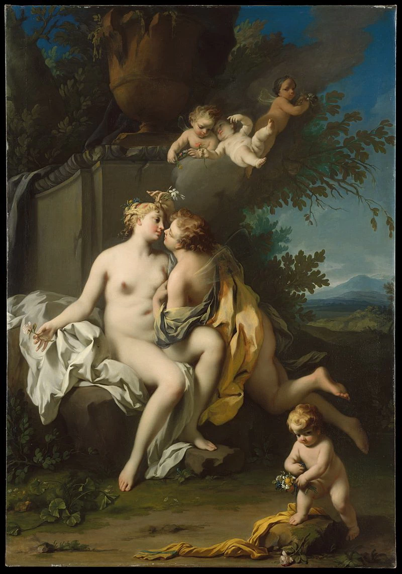 Flora e Zefiro - Metropolitan Museum of Art, online collection, New York
